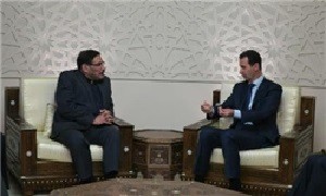 اسد در دیدار شمخانی عنوان کرد: تاکید بر تداوم همکاری سه‌جانبه ایران، سوریه و روسیه/اعتقاد راسخ دمشق برای پیگیری فرآیندهای سیاسی