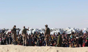 انفجار در اردوگاه الرکبان در مرزهای سوریه با اردن