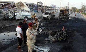 انفجار خودروی بمب‌گذاری شده در بغداد