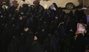 ادامه تظاهرات شهروندان بحرینی در حمایت از آیت‌الله قاسم 