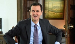  پیام تبریک بشار اسد به روحانی