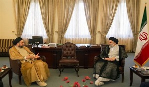  رئیس ائتلاف ملی عراق با حجت‌الاسلام رئیسی دیدار کرد