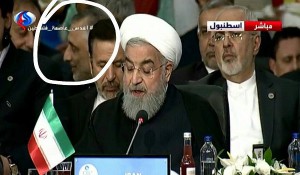 رفتارهای دوراز شان یک دیپلمات هنگام سخنرانی آقای روحانی 