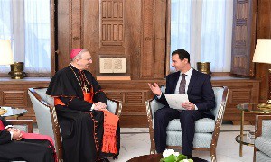 نامه پاپ به بشار اسد 