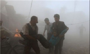 ۵۴ کشته و زخمی در حمله خمپاره‎ای تروریست‌ها به حلب