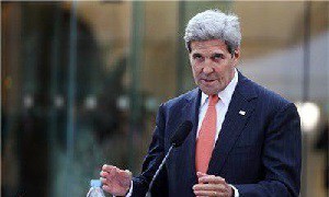 کری: از تلاش‌های ایران، روسیه و ترکیه برای حل بحران سوریه حمایت می‌کنیم 