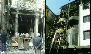 کشته و مجروح شدن ۱۵ نفر از زائران حادثه آتش‌سوزی در هتل کربلا/ حضور ۲ زائر ایرانی در بین کشته‌شدگان