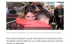 بازداشت پسر 5 ساله ایرانی-آمریکایی در فرودگاه واشنگتن به خاطر «خطر امنیتی»