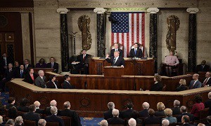  ترامپ در اولین سخنرانی در کنگره آمریکا: تحریم‌های جدیدی علیه ایران وضع کردم