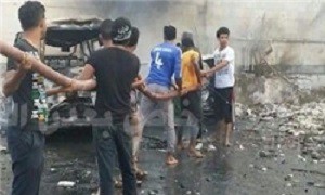 بمباران کور منطقه «صراوح» یمن توسط عربستان