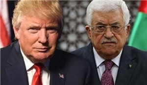 فریاد ترامپ بر سر محمود عباس در بیت‌لحم