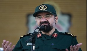  پیام محسن رضایی به فرمانده سپاه: شلیک مقتدرانه موشک‌های نقطه‌زن جهنمی از آتش بر داعشیان فرو ریخت 