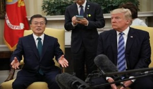 ترامپ در دیدار با همتای کره‌جنوبی‌اش؛ : صبر استراتژیک ما در قبال کره‌شمالی سر آمده است