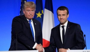  اظهارات ضد ایرانی‌ ترامپ در فرانسه: ایران حکومتی سرکش است