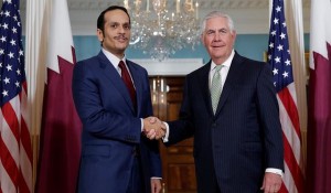 وزیر امور خارجه قطر در سخنانی اعلام کرد: واشنگتن به دنبال پایان دادن به بحران با کشورهای حوزه خلیج فارس است اما کشورهای تحریم‌کننده هیچ واکنشی نسبت به پیشنهادات آمریکا در خصوص بحران نشان نداده‌اند.