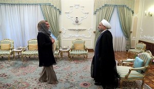  روحانی در دیدار موگرینی: نقض مکرر تعهدات توسط آمریکا می‌تواند در مسیر اجرای برجام مخرب باشد 