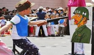  مسلح شدن کودکان در کره شمالی برای جنگ با آمریکا 