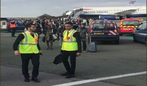  تخلیه هواپیمای مسافربری انگلیس در فرودگاه شارل‌ دوگل پاریس