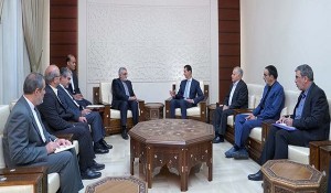  دیدار بروجردی با بشار اسد
