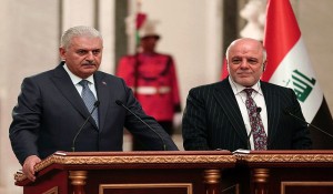 ییلدیریم نخست وزیر ترکیه : در مسائل اقلیم کردستان کنار دولت عراق می‌ایستیم