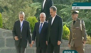 ستقبال رسمی جهانگیری از نخست وزیر عراق