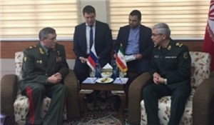 صبح امروز رئیس ستاد ارتش روسیه با سرلشکر باقری دیدار کرد
