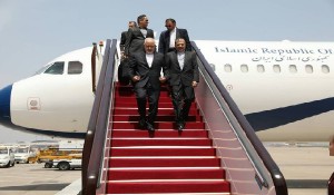  پس از اولین سفر برجامی بعد از خروج آمریکا؛ ظریف به تهران بازگشت
