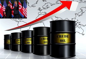 افزایش قیمت نفت در پی ملاقات ترامپ و اون